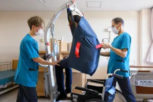 『ノーリフティングケア』を取り組んでいます。